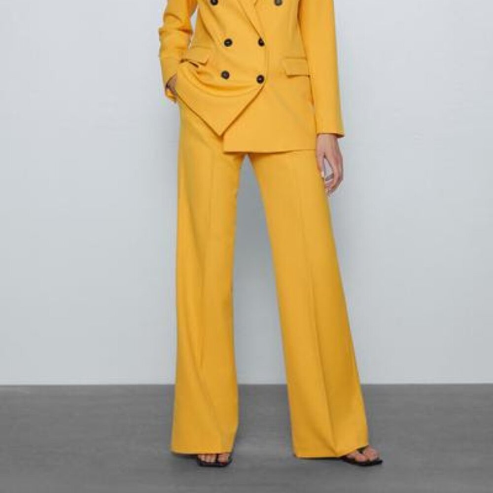New w/o tags - Zara Mustard Dress Pants